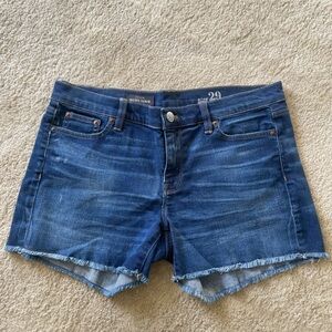 J Crew Indigo Denim Shorts Size 29